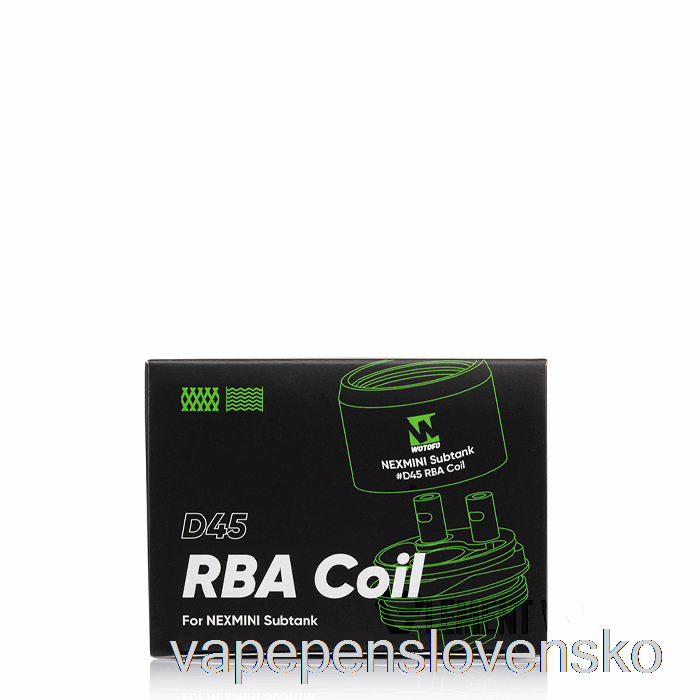 Wotofo Nexmini Náhradné Cievky D45 Rba Coil Vape Shop Bratislava